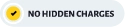 no hidden charges