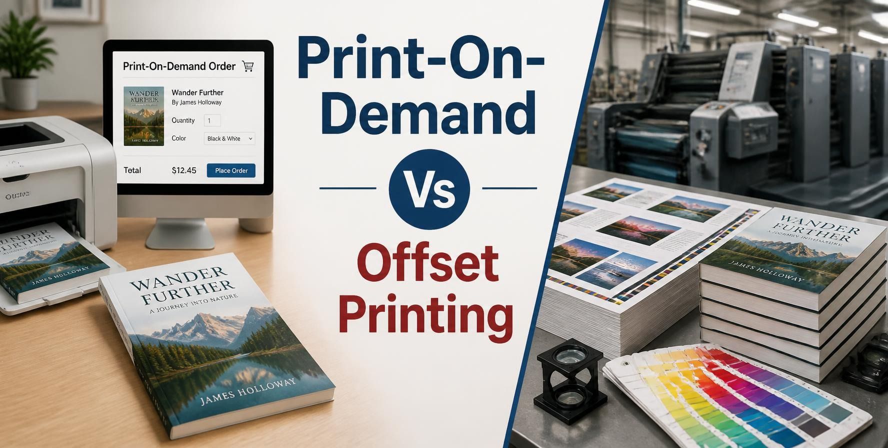 Print-On-Demand Vs Offset Printing