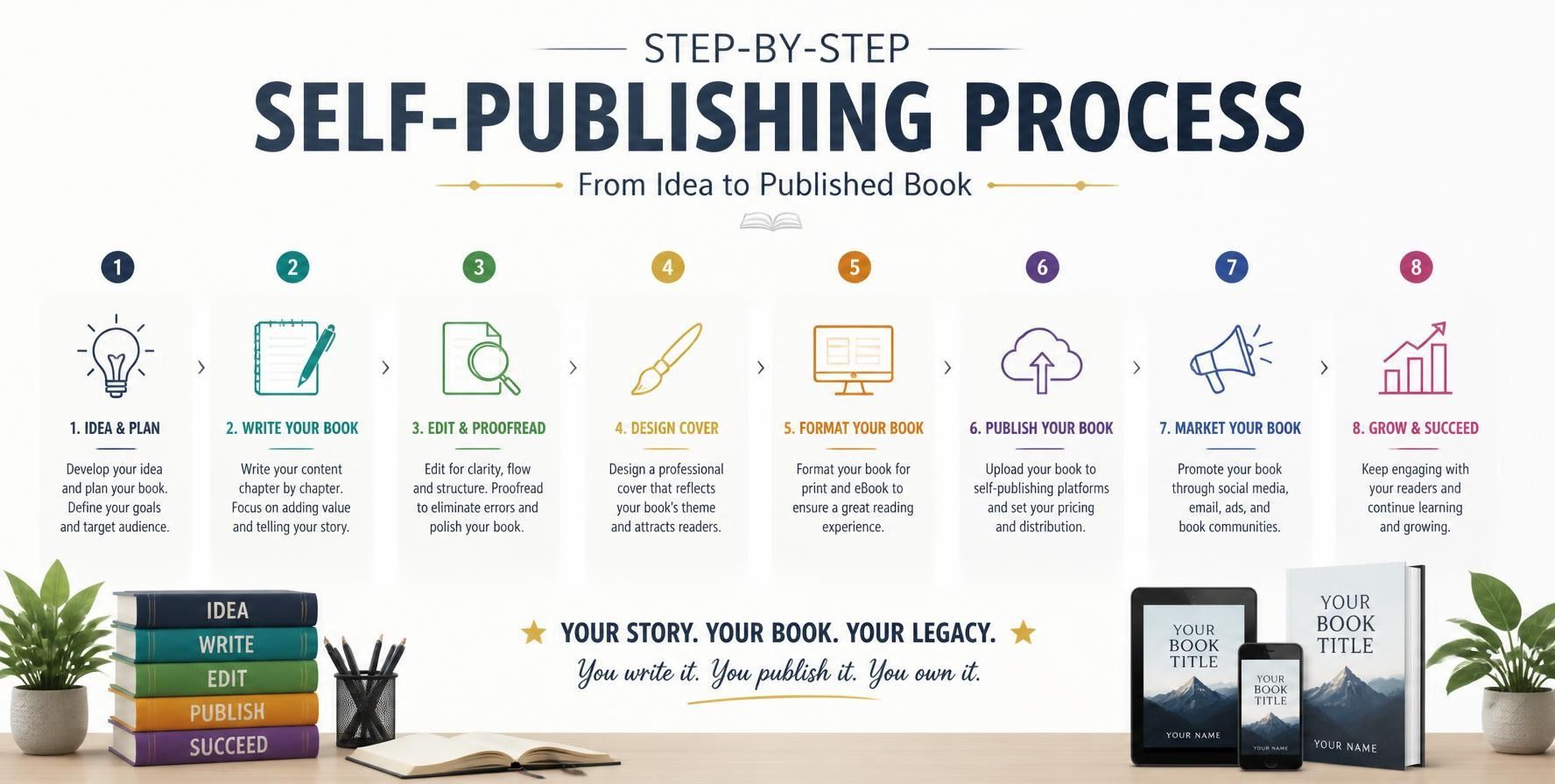 Step-by-Step Self-Publishing Process