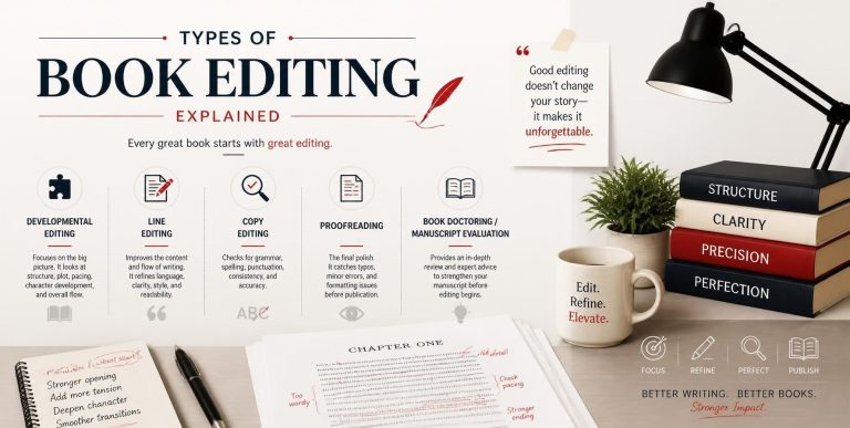 Types of Book Editing Explained